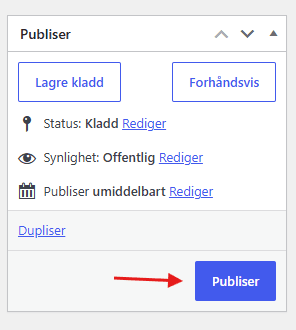 Publisere nedlasting i Simple Download Monitor.