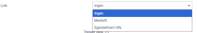 Endre lenke i Elementor.